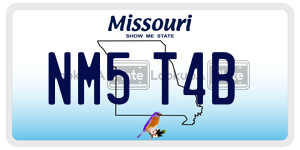 NM5T4B  license plate in MO