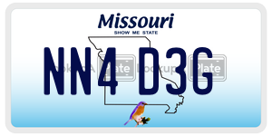 NN4D3G  license plate in MO