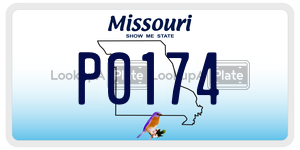 P0174  license plate in MO