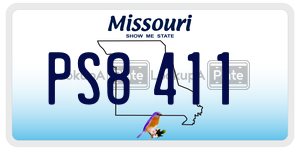 PS8411  license plate in MO