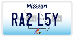 RA2L5Y license plate in Missouri