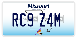 RC9Z4M  license plate in MO