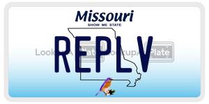 REPLV  license plate in MO