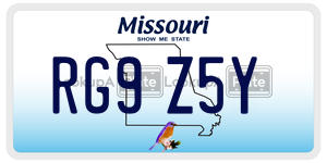 RG9Z5Y  license plate in MO