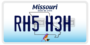 RH5H3H license plate in Missouri