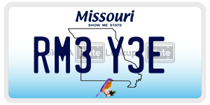 RM3Y3E  license plate in MO