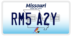 RM5A2Y  license plate in MO