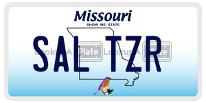 SALTZR  license plate in MO