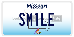 SM1LE  license plate in MO