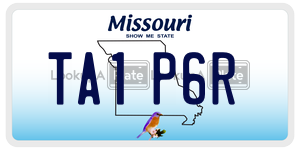 TA1P6R  license plate in MO
