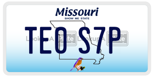 TE0S7P  license plate in MO