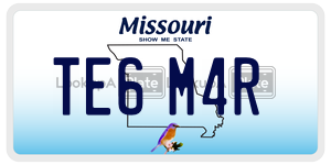 TE6M4R  license plate in MO