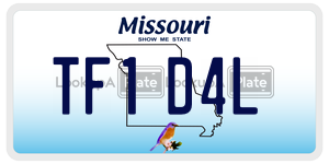 TF1D4L  license plate in MO