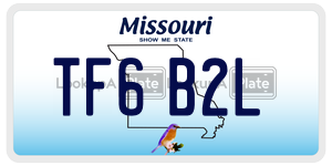 TF6B2L license plate in Missouri
