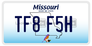 TF8F5H license plate in Missouri