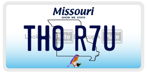 TH0R7U  license plate in MO