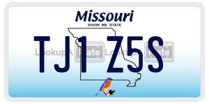 TJ1Z5S  license plate in MO