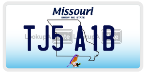 TJ5A1B  license plate in MO