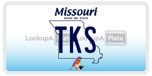 TKS  license plate in MO