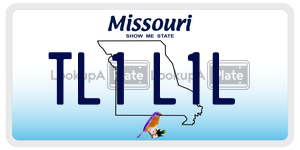 TL1L1L  license plate in MO