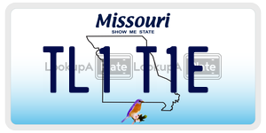 TL1T1E license plate in Missouri