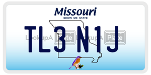 TL3N1J  license plate in MO
