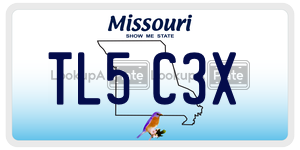 TL5C3X  license plate in MO
