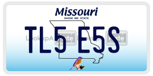 TL5E5S  license plate in MO