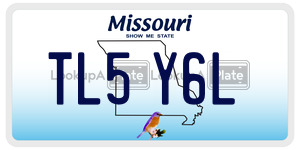 TL5Y6L  license plate in MO