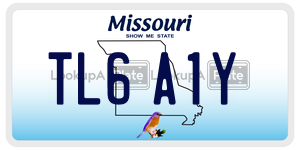TL6A1Y  license plate in MO
