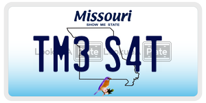 TM3S4T  license plate in MO