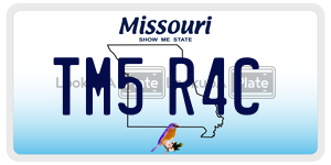 TM5R4C  license plate in MO