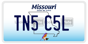 TN5C5L  license plate in MO