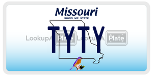 TYTY  license plate in MO