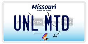 UNLMTD  license plate in MO