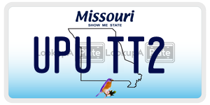 UPUTT2  license plate in MO