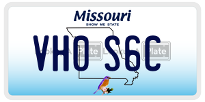 VH0S6C  license plate in MO