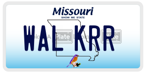 WALKRR  license plate in MO