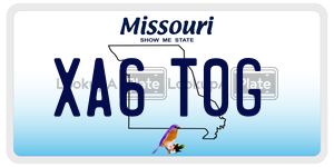 XA6T0G  license plate in MO