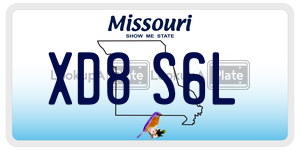 XD8S6L  license plate in MO
