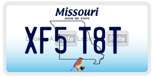 XF5T8T  license plate in MO