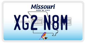 XG2N8M  license plate in MO