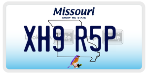 XH9R5P  license plate in MO