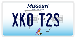 XK0T2S  license plate in MO