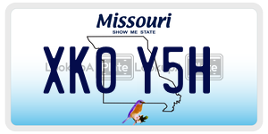 XK0Y5H  license plate in MO