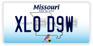 XL0D9W  license plate in MO