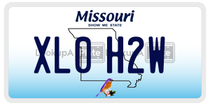 XL0H2W  license plate in MO