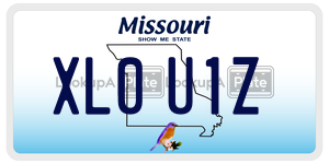 XL0U1Z  license plate in MO