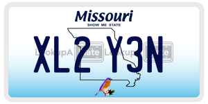 XL2Y3N  license plate in MO