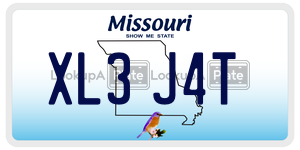 XL3J4T  license plate in MO